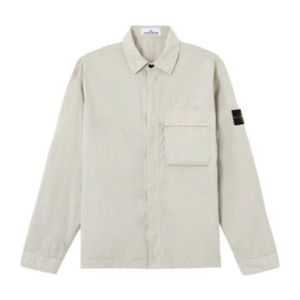 Stone Island White Long Sleeved Jacket for men