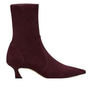 Stuart Weitzman Purple Vinnie Ankle Boots