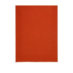 Ferragamo Orange Gancini Scarf