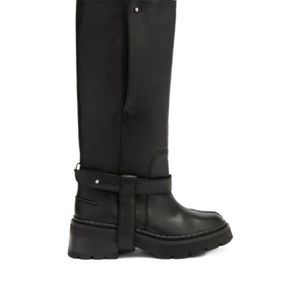 By Far Black Yaka Biker Boots
