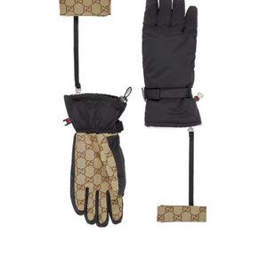 Gucci Black Buckle Detailed Gloves for men