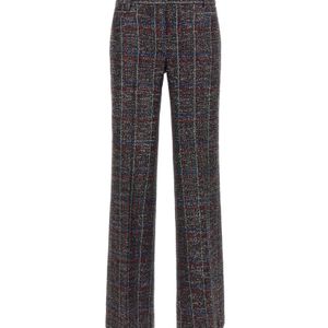 Missoni Grey Sequin Embellished Tartan Pants