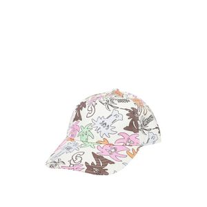 Palm Angels White Patterned Hat for men