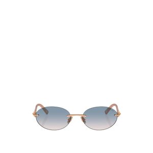 Tiffany & Co White Geometric Frame Sunglasses