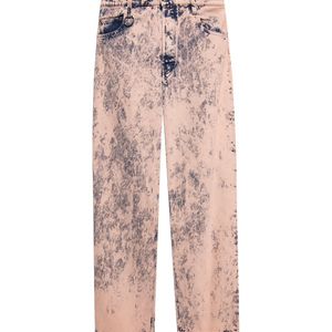Etudes Studio Pink Études Studio District Overdyed Ring Embellished Jeans for men
