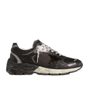 Golden Goose Deluxe Brand Black Running Dad Lace-Up Sneakers