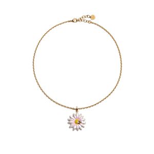 Dior Metallic Daisy Necklace