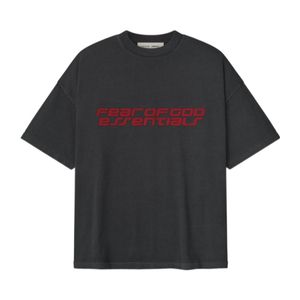 Fear Of God Black 90S Logo-Printed Crewneck T-Shirt for men