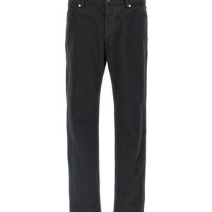 Stone Island Black Belt-Loop Jeans for men
