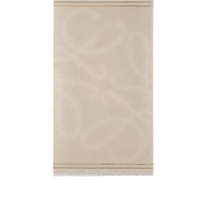 Loewe Natural Anagram Fringed Pareo