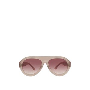 Isabel Marant Pink Minimalist Face Shield Sunglasses
