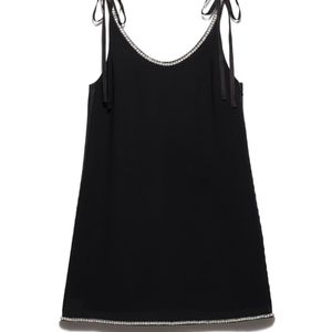 Prada Black Strapped Sleeveless Dress