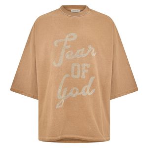 Fear Of God Natural Oversized Crew-Neck T-Shirt for men