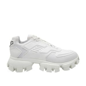 Prada White Cloudbust Thunder Technical Fabric Sneakers for men