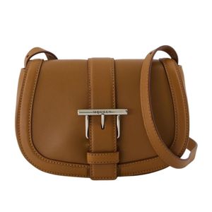 McQueen Brown Mini T-Bar Shoulder Bag