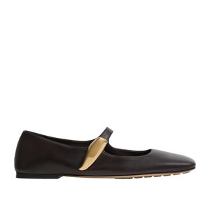 Bottega Veneta Black Charlotte Mary-Jane Ballerina