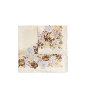 Versace White Floral Printed Scarf for men