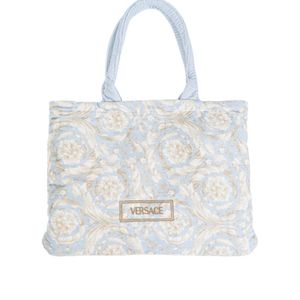 Versace White Rectangular Handbag for men