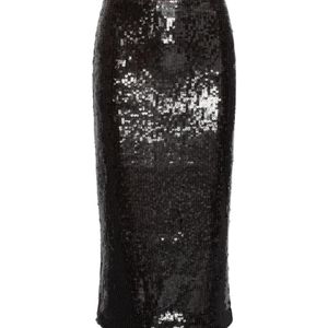 ROTATE BIRGER CHRISTENSEN Black Pencil Skirt