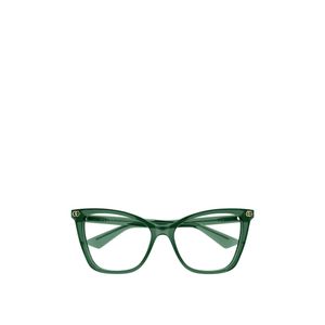 Gucci Green Eyewear Cat-Eye Frame Glasses