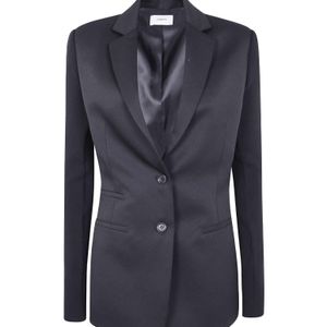 Coperni Blue Hybrid Rib Tailored Jacket
