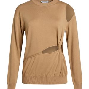 Sportmax Brown Wool Knitwear