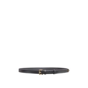 Prada White Triangle-Logo Buckle Belt