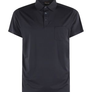 Save The Duck Black Buttoned Polo Shirt for men