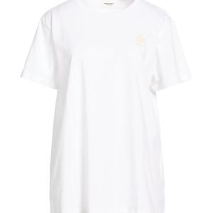 Isabel Marant White Basic Crew Neck Short-Sleeved T-Shirt