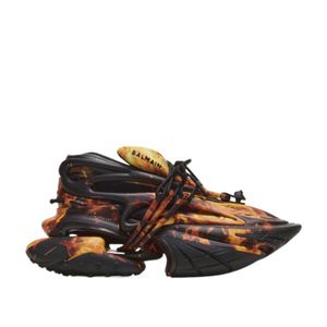 Balmain Brown Unicorn Trainers for men