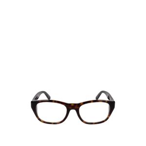 Moncler White Eyewear Rectangular Frame Glasses for men