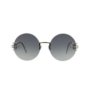 McQueen Grey Jewelled Spider Sunglasses