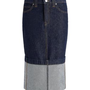 Khaite Blue Kilian Skirt
