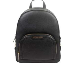 Michael Kors Black Medium Jaycee Zipper Pocket Backpack