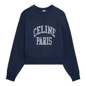 Céline Blue Loose Sweatshirt