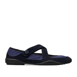 Tory Burch Blue Romy Sport Mary Jane Ballet Flats