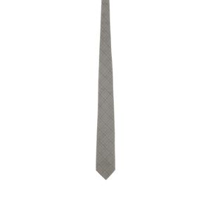Tom Ford White Checkered Pointed Tip Tie for men