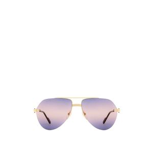 Cartier Pink Aviator Frame Sunglasses for men