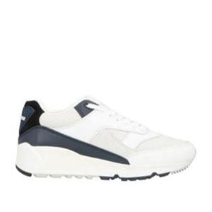 Saint Laurent White Spliced Low-Top Sneakers