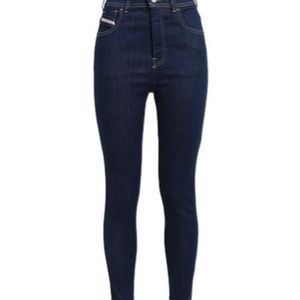 DIESEL Blue High-Waisted Skinny Jeans