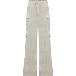 Rick Owens White Cargobelas Pants