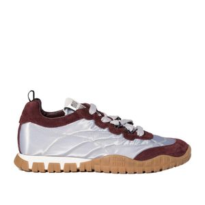 Miu Miu Tyre Technical-Fabric And Suede Sneakers