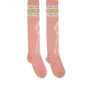 Conner Ives White Plain Knitted Stockings