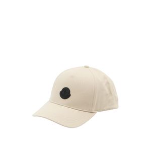 Moncler Natural Logo Patch Baseball Cap for men