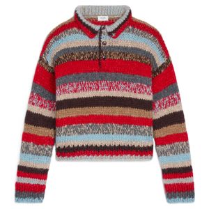 Céline Red Polo Sweater