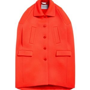 Balenciaga Red Cape Coat
