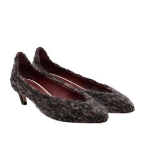 Magda Butrym Brown Pointed-Toe Pumps