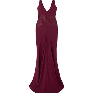 Gabriela Hearst Red Suspender Dress Skirt
