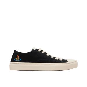 Vivienne Westwood Black Low Top Plimsoll Sneakers for men
