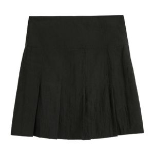 Our Legacy Black Girdle Pleated Mini Skirt